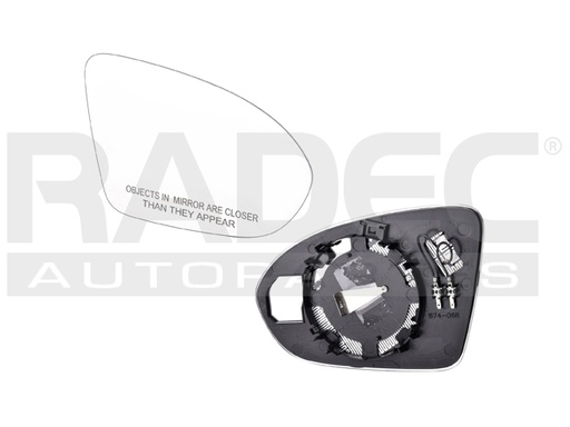 [001-0665-10] LUNA ESPEJO CV CRUZE 16-19 C/DESEMPANANTE L/LS/LT/PREMIER L4 4 CILINDROS 1.4/1.6/1.8L 4 PUERTAS DER