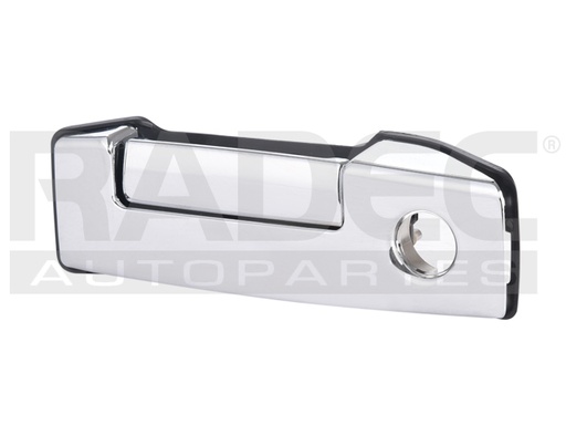 [012-2322-10] MANIJA EXTERIOR NS URVAN 02-18  CON HOYO PARA LLAVE CROMADA PLASTICO HUSHAN Derecho  Puerta corrediza 