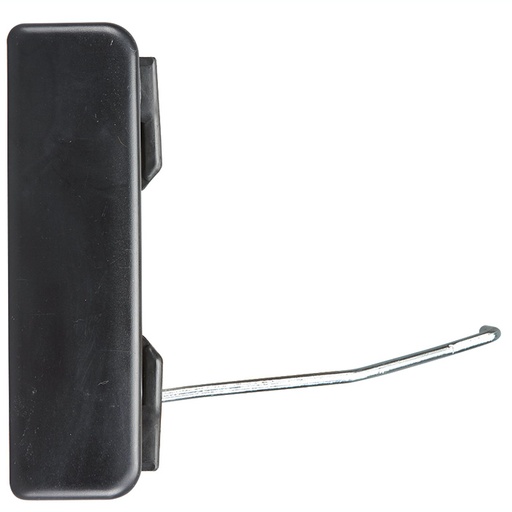 [012-2322-14] MANIJA EXTERIOR NS URVAN 86-01  LISA NEGRA ZINC HUSHAN Derecho  Puerta corrediza 
