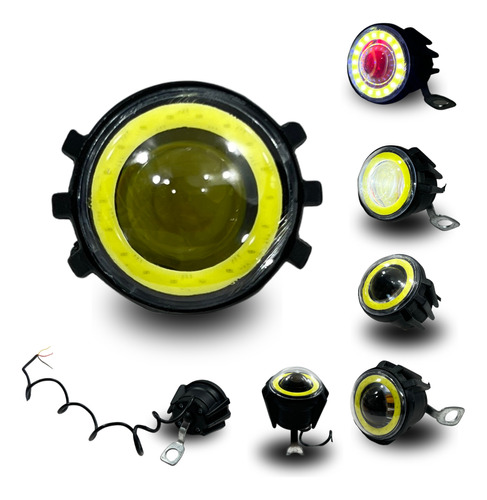 [ENFOB-3216-1595] FARO AUXILIAR HYPERLED MOTO OJO DE ANGEL 12-80V 12W 1500LM