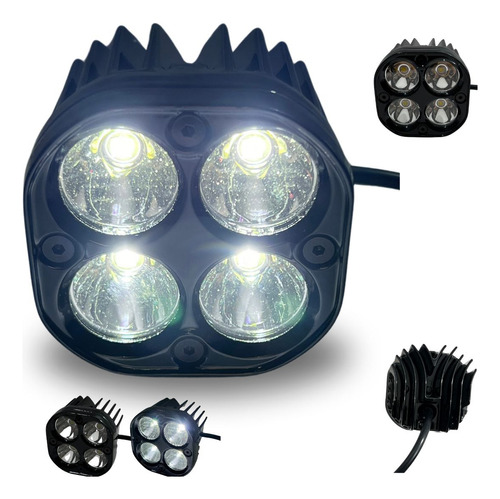 [FOB-3216-1635A] FARO AUXILIAR HYPER 13LED LUZ CONCENTRADA 40W 5600LM