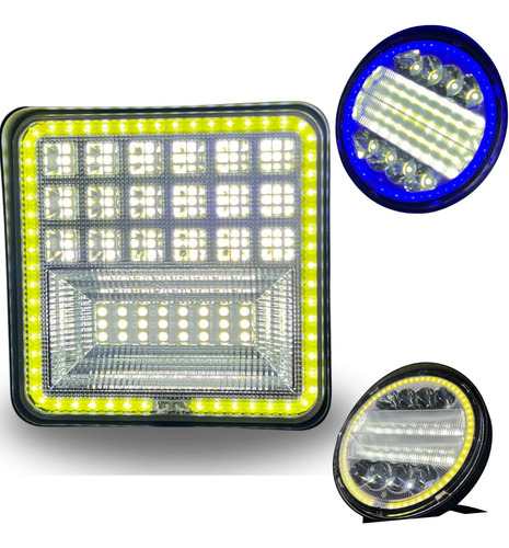 [FOB-3216-1624B] FARO AUXILIAR HYPER 42LED OJO ANGEL BLANCO 42W 3800LM