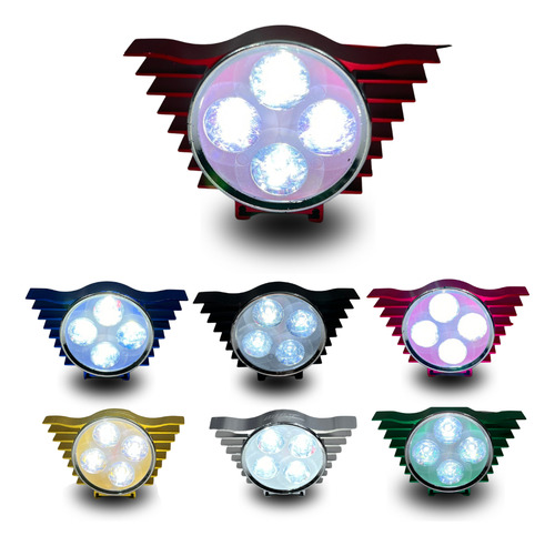 [ENFOB-3216-0906] FARO AUXILIAR HYPERLED ROJO 8-80V 4W 200LM