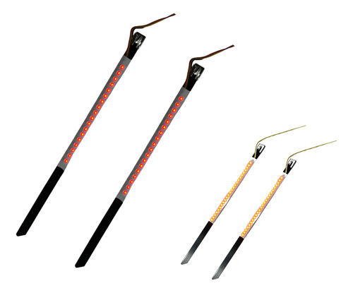 [EN-LL067] TIRA LUZ BICOLOR ROJO-AMARILLO DE CHOQUE 1PAR