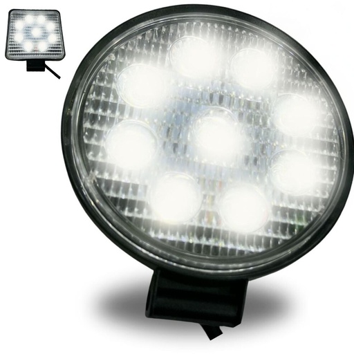 [EN-FLE9ER] FARO LED 9LED 17.5MM 12V ESTROBO REDONDO 1PAR