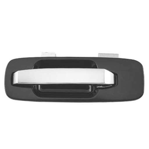 [012-2324-03] MANIJA EXTERIOR NS X-TRAIL 02-07  LISA PARA PINTAR NEGRA/CROMO PLASTICO HUSHAN Izquierdo Trasera  