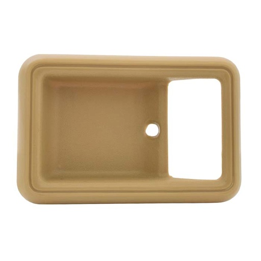 [012-2326-12] MANIJA INTERIOR NS 720 81-93  SOLO BISEL BEIGE PLASTICO HUSHAN Derecho/Izquierdo Delantera  
