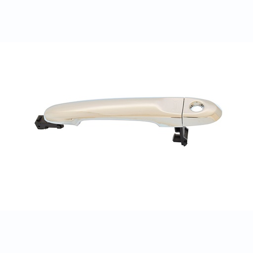 [012-2327-09] MANIJA EXTERIOR NS VERSA 12-19/MARCH 12-20/CUBE 09-14/JUKE 11-17  CON HOYO PARA LLAVE/SIN HOYO PARA SENSOR CROMADA PLASTICO HUSHAN Izquierdo Delantera  