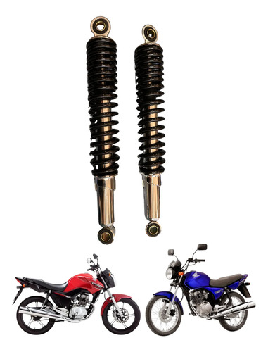 [AMO-1401-0124P] AMORTIGUADOR SUS JGO TRAS HONDA TITAN150