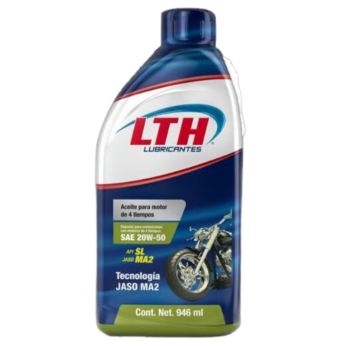 [LTH-MOTO] ACEITE LTH MOTO 20W50 4T JASO MA2 946ML MINERAL
