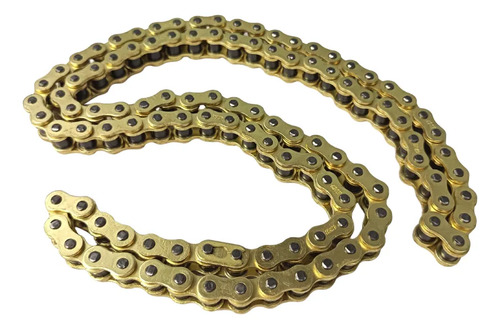 [428HX108LD] CADENA MOTO DORADA 428 REFORZADA 108 ESLABONES