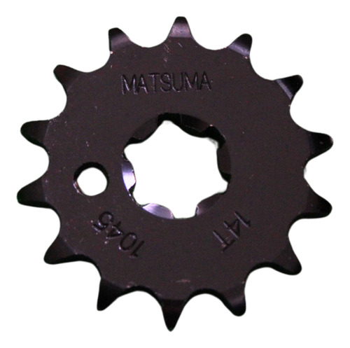 [ENENG-1505-2223] ENGRANE TRACCION DEL ACERO #1045 14T P/ Yamaha FZ16