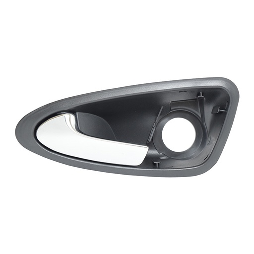 [012-2704-09] MANIJA INTERIOR ST IBIZA 09-17  CON HOYO PARA CONTROL ESPEJO NEGRA/CROMO PLASTICO PARA ESPEJO ELECTRICO HUSHAN Izquierdo Delantera  