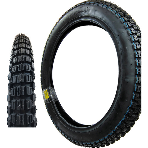 [ENLLA-6401-2089] LLANTA MOTO 3.00-18 TT 6PR CABALLO TIPO TACO