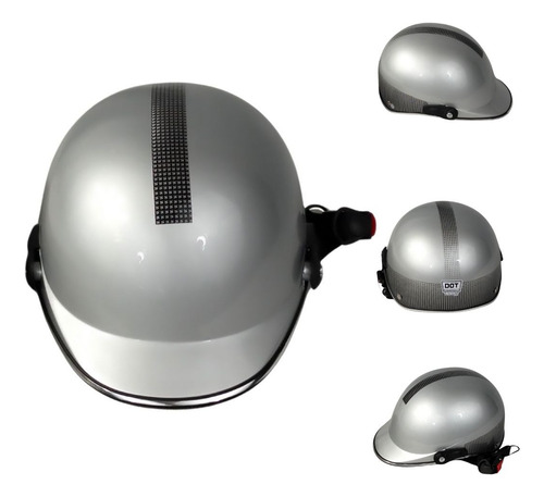 [ENCAS-7101-1006] CASCO 1/2 CACHUCHA ABS DE ALTO IMPACTO CALIDAD ISO (L)