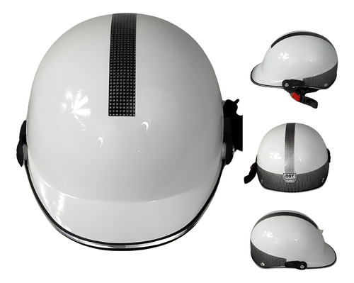 [ENCAS-7101-1007] CASCO 1/2 CACHUCHA ABS DE ALTO IMPACTO CALIDAD ISO (L)