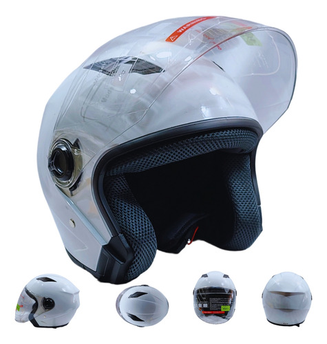 [ENCAS-7101-1255C] CASCO GEN ABIERTO C/VISERA BLANCO G
