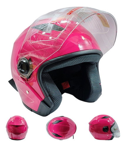 [ENCAS-7101-1259B] CASCO GEN ABIERTO C/VISERA ROSA M
