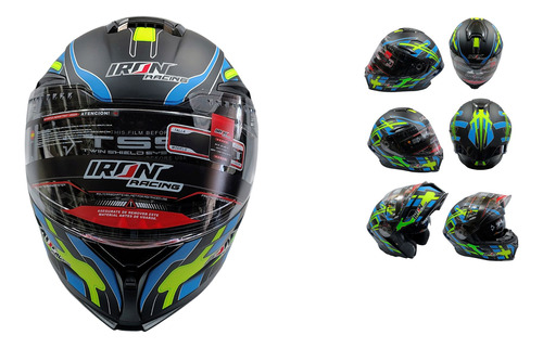 [CAS-7101-6921B] CASCO ABATIBLE EMBER AZUL M
