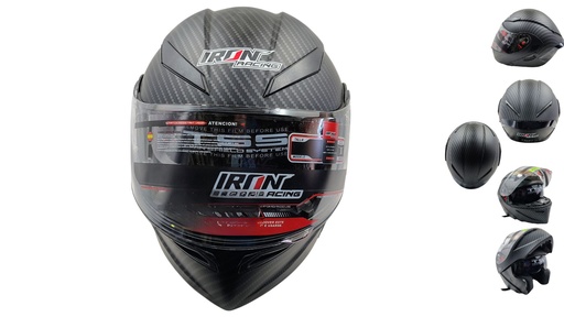 [CAS-7101-6603A] CASCO ABATIBLE IRON RACING DOT IR-121 DARK PHOENIX