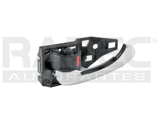 [012-3002-25] MANIJA INTERIOR TY CAMRY 07-11/RAV4 06-12  NEGRA/CROMO PLASTICO HUSHAN Izquierdo Delantera/Trasera  