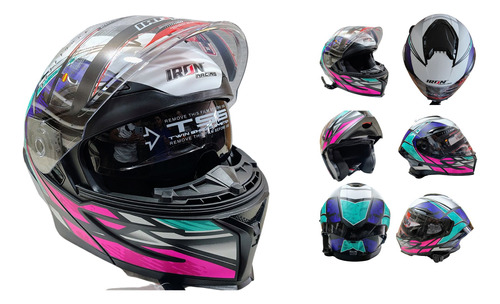 [CAS-7101-6918A] CASCO ABATIBLE TRETECH ROSA S