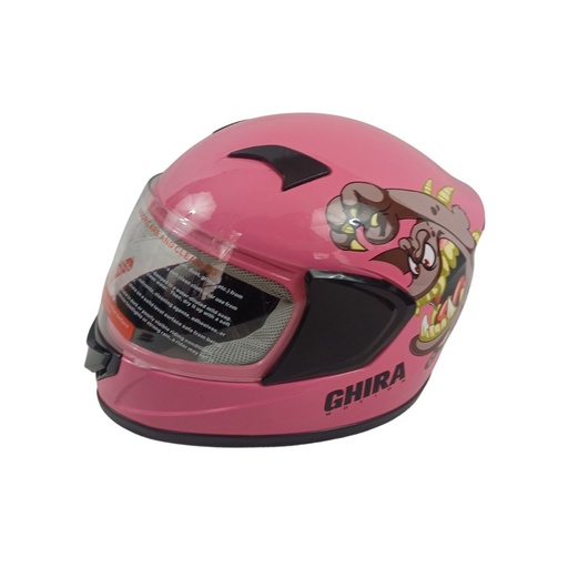 [ENCAS-7101-1326] CASCO CERRADO GRAFICO INFANTIL ROSA M-L