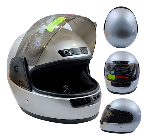 [ENCAS-7101-1302] CASCO CERRADO PLATA M-L