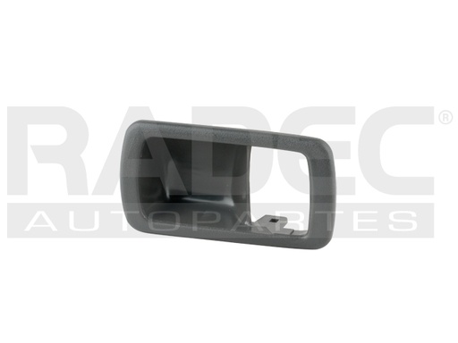 [012-3002-38] MANIJA INTERIOR TY CAMRY 92-96  SOLO BISEL GRIS PLASTICO HUSHAN Derecho Delantera/Trasera  