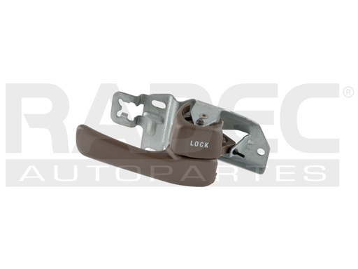 [012-3002-44] MANIJA INTERIOR TY CAMRY 92-96  CAFE ZINC CON PLASTICO HUSHAN Derecho Delantera/Trasera  