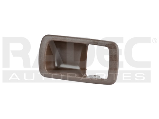 [012-3002-46] MANIJA INTERIOR TY CAMRY 92-96  SOLO BISEL CAFE PLASTICO HUSHAN Derecho Delantera/Trasera  