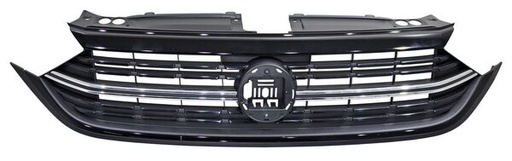 [PVJE22N] PARRILLA JETTA 22-24 FILO NEGRO C/MOLD CROM S/HOYO P/SENS 240726