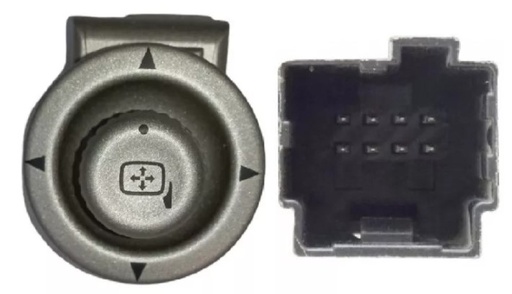 [CONT023] CONTROL ESPEJO ELECTRICO FORD FOCUS 8 PINES MOD. 08-11 ESCAPE 08-12 COLOR GRIS