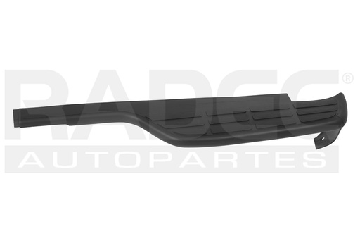 [011-0639-32] MOLDURA DEFENSA TRASERA CV SILVERADO 99-06 NEGRA 1500/2500 V6/V8 6/8 CILINDROS 4.8/5.3L 2/4 PUERTAS DER