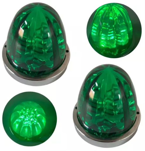 [009-P056-V] PLAFON PUNTA ZEPELIN 4 VERDE