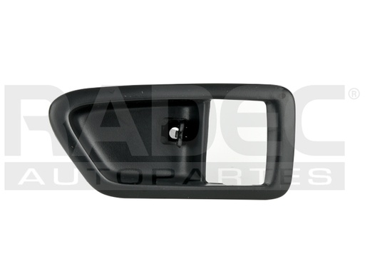 [012-3002-64] MANIJA INTERIOR TY CAMRY 97-01/SOLARA 99-03  SOLO BISEL NEGRO PLASTICO HUSHAN Derecho Delantera/Trasera  