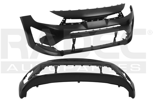 [203-3506-18] FASCIA DELANTERA KI RIO 22-23 P/PINTAR C/HOYO P/TIRON S/EX/L/LX L4 4 CILINDROS 1.6L 4 PUERTAS