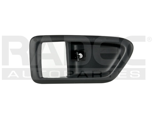 [012-3002-65] MANIJA INTERIOR TY CAMRY 97-01/SOLARA 99-03  SOLO BISEL NEGRO PLASTICO HUSHAN Izquierdo Delantera/Trasera  