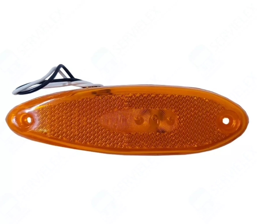[009-P333-A] PLAFON CHARAL 3 LEDS AMBAR 5X1.5"