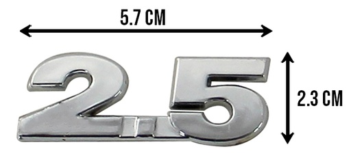 [EMB-4010-53] LETRAS 2.5 JETTA Y PASSAT 10-21 CROMO