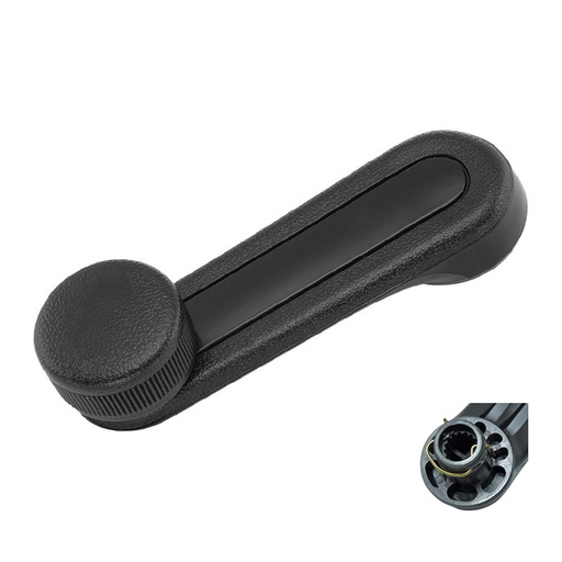 [012-3002-74] MANIJA DE ELEVAR TY CAMRY 92-01/COROLLA 84-08/YARIS 07-13/HILUX 05-20/TUNDRA 00-11/SIENNA 98-03/MATRIX 03-13/HIACE 06-18  PERILLA GRIS VASTAGO LARGO 2CM PLASTICO GRIS HUSHAN    