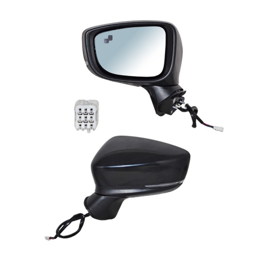 [ELM317EL1] ESPEJO MAZDA 3 17-18 ELECT PINT C/DESEMP C/DIRECC C/SENS PUNTO CIEGO 7 PINES IZQ