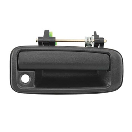 [012-3004-00] MANIJA EXTERIOR TY COROLLA 88-91  CV GEO PRIZM 89-91  CON HOYO PARA LLAVE CORRUGADA NEGRA PLASTICO HUSHAN Derecho Delantera  