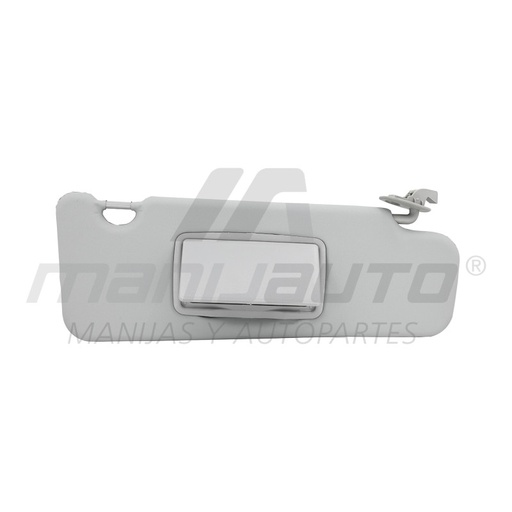 [108818] VISERA RN DUSTER 11-20/LOGAN 15-19/SANDERO/STEPWAY 16-19/OROCH 18-23 1 PIEZA CON ESPEJO SIN LUZ GRIS CLARO VINIPIEL BRA GENERICA TIPO ORIGINAL DR