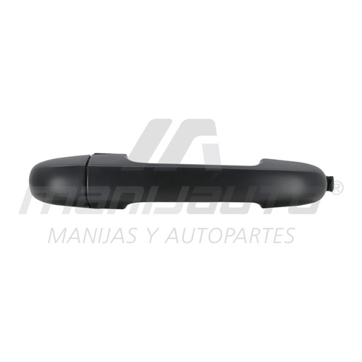 [108952] MANIJA EXTERIOR HY ELANTRA 07-12 SIN HOYO PARA LLAVE SIN SENSOR 1 PIEZA LISA NEGRA PLASTICO TWN HUSHAN