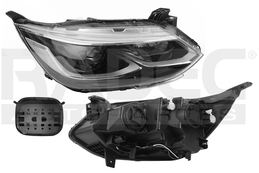 [019-0685-10] FARO CV ONIX 21-25 C/LEDS C/FILO CROMADO CN DER
