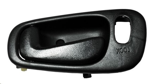 [012-3004-13] MANIJA INTERIOR TY COROLLA  CV GEO PRIZM 98-02  CON HOYO PARA SEGURO NEGRO PLASTICO HUSHAN Izquierdo Delantera/Trasera  