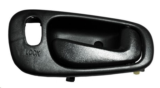 [012-3004-14] MANIJA INTERIOR TY COROLLA  CV GEO PRIZM 98-02  CON HOYO PARA SEGURO NEGRO PLASTICO HUSHAN Derecho Delantera/Trasera  