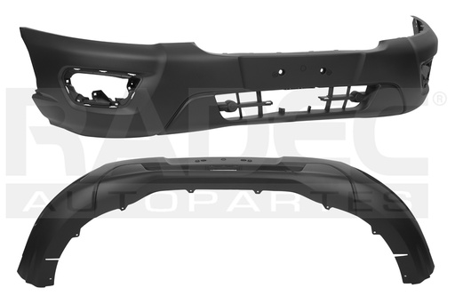 [203-1245-06] FASCIA DELANTERA FD TRANSIT 20-23 CORRUGADA CARGO/PASAJEROS/ELECTRIC L4/V6 4/6 CILINDROS 2.0/2.2/3.7/3.8L 5 PUERTAS