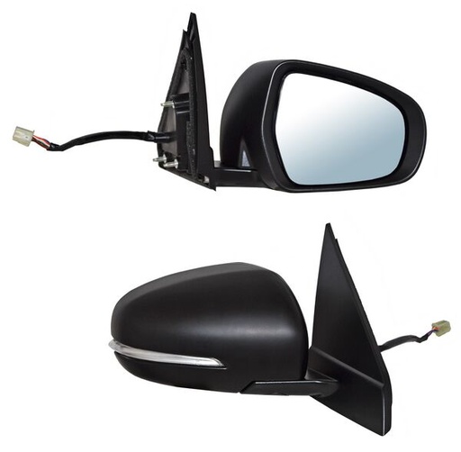 [018-2910-02] ESPEJO SZ VITARA 16-23 ELECTRICO E/ABATIBLE C/DESEMPANANTE C/DIRECCIONAL 8 PINES GLX/ALL GRIP/BOOSTERJET P/PINTAR DER